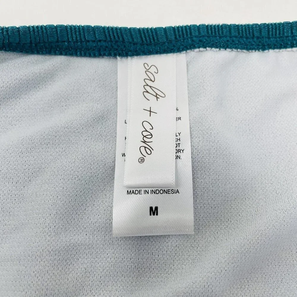 Salt + Cove Juniors Medium Don't Mesh With Me High‎ Waisted Bikini Bottoms 1535